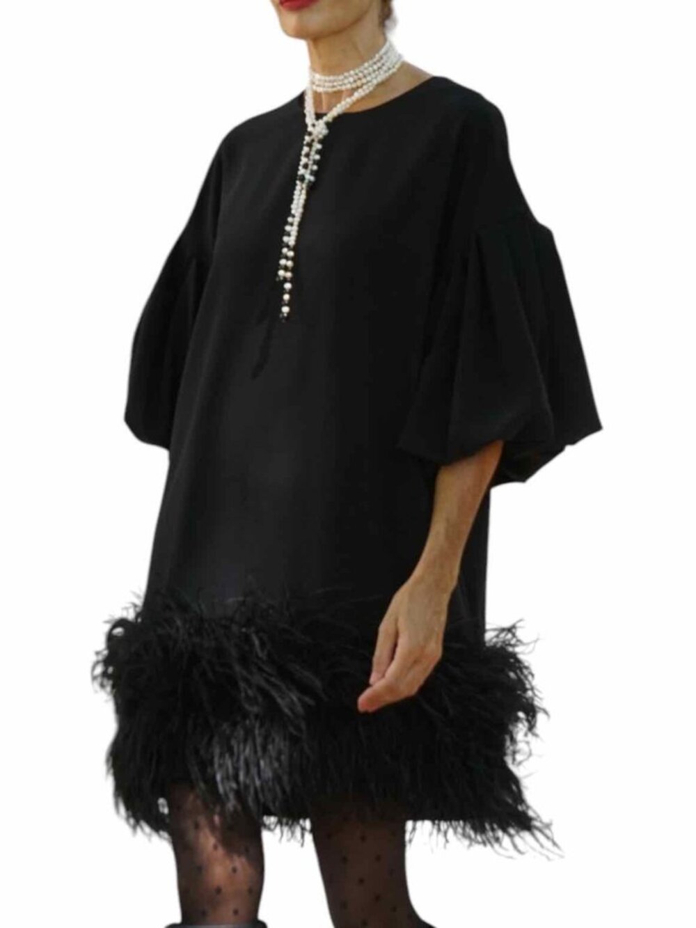 Marielle Amelo Black Size One Size Dress